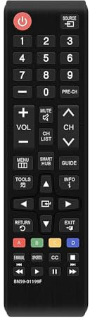 Universal tv Remote BN59-01315J,Replacement for Samsung LCD LED HDTV 3D Smart TVs