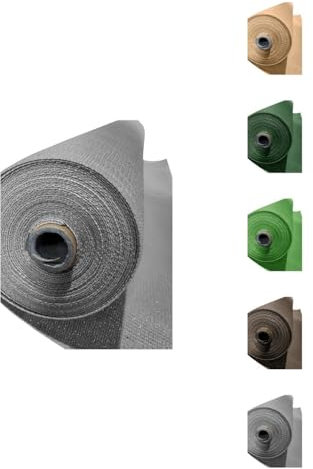 Jardin202 - Malla de Ocultación 120 g/m2 | Ocultación y Privacidad para su Terraza o Jardín | Seleccione Medida y Color | 3 x 50 Metros (Gris Antracita)