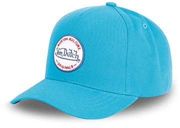 Cap Herren 100% Baumwolle, Tracker Kappe Herren, Ultraweich, Natürlich, Hellblau, Einheitsgröße