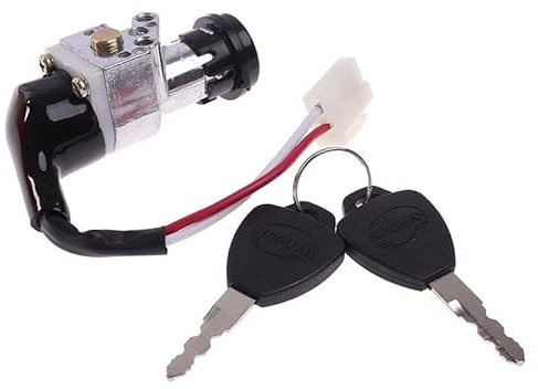 TENREV New 1PC High Performance Motorcycle Electric Bike Scooter E-bike Electric Lock Battery Chager Mini Lock with 2 keys Universal Motorcycle Replacement Parts