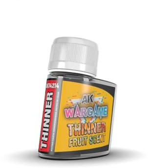 AK Interactive Pot de Wash for Wargame - Thinner Fruit Scene (35 ml) - Realistic, Nature-Inspired Red Metal Accessory