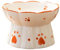 Koomuao Gamelle en Céramique pour Chats, Gamelle Chat Surélevée Bol Nourriture Chat Anti Vomissement Grande Gamelle Eau Chat Convient à Tous Les Types de Chats (Rouge)