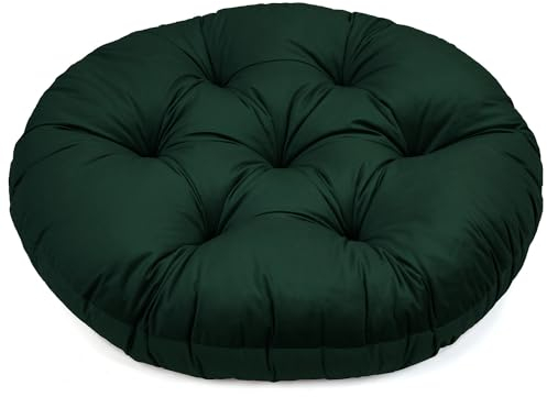 Ferocity Cojín de Silla de Hamaca, Columpio Silla Cojín Respaldo, Cojín Impermeable, para Patio Jardín, Verde Botella [114]
