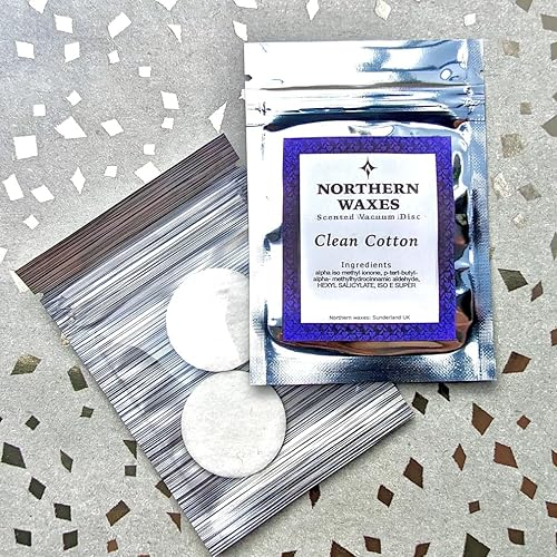 Handmade Scented Hoover/Vacuum Discs. Guranteed Freshness! (Clean Cotton)