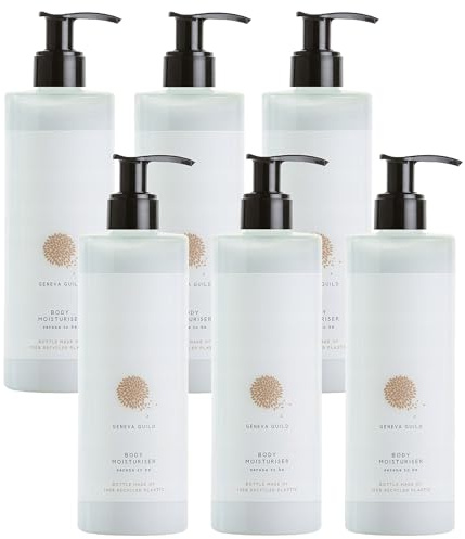 Geneva Guild Body Lotion - Körperlotion mit Pumpe (6x380ml)