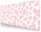 LTHAOGUO Cute Cow Print Desk Mat Mousepad, Cowhide Desk Mat Gaming Computer Mat, Aesthetic Deskpad, Pink XL Mouse Pad, Coworker Teacher Decor Accessories Gift, 31.5 X 11.8 Inch, Large