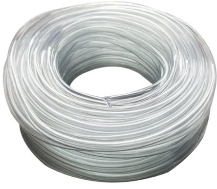 Pvc-Schlauch 3-25mm PVC Transparent Schlauch Kältebeständig Trinken Flexible Rohr for Aquarium Kunststoff Schlauch Wasser Pumpen Wasser spender Wasserschlauch (Color : Transparent 4mm X 6mm, Size :