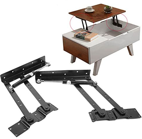 Hardware de Mesa de Centro con Tapa Elevadora, Bisagras de Elevación para Mesa, Ahorran Mucho Espacio y Mantienen el Mecanismo de Elevación de Mesa Ordenado