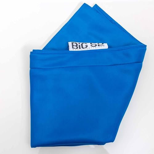 LIVEDECO - Housse Vide Pouf Géant XXL, Flottant pour Piscine, Bleu Pool BiG52