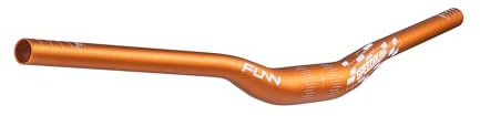 Funn Speedrun Junior Mountainbike-Lenker mit Lenkerklemme 31,8mm und Breite 680mm, geeignet für Fahrradgriffe mit einem Innendurchmesser von 19mm (Orange)