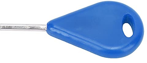 Surfbrett-Reparaturset, Ersatzteile für die Obere Flosse mit Kunststoffgriff, Metall-Surfbrettflossen für Surfbrett (BLUE)