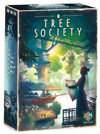 Asmodee Tree Society Brettspiel, ab 8 Jahren, 2-4 Spieler, italienische Ausgabe
