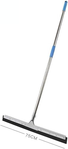 Bodenabzieher, Abzieher, Besen, Gummiboden, Metall, Bodenabzieher, extra breit, 60 cm, 45 cm, Bodenwischer for den Außenbereich, Garage, Schaumstoff-Wasserabzieher mit langem Griff for Nassboden, Dusc