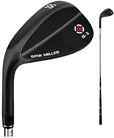 XUCS Golf-Sandkeil, Golfschläger-Golfkeile Für Die Linke Hand, 56/60-Grad-Edelstahl-CNC-Frässtab-Textur, Tolles Golfgeschenk Für Männer Und Frauen