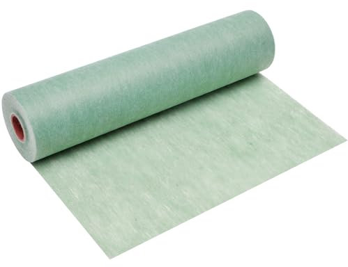 Gohytal Vlies Tischläufer, in Eukalyptus Grün Dekoratives Tischband für Festliche Tischdeko Modern Tischtücher für Outdoor Garten Tisch Taufe Hochzeit Geburtstag Dekostoff Bunte Dekoration, 30cmx25m