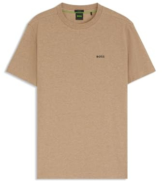 BOSS Mens Tee Stretch-Cotton T-Shirt with Logo Detail
