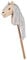 HKM - Hobby Horse Professional Slim Line, Steckenpferd für Kinder, Stockpferd zum Hobby Horsing, Beige