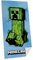 Aymax Minecraft Creeper Badetuch XXL – 70x140 cm – 100 % Baumwolle – Offizielles Strandtuch für Kinder & Gamer
