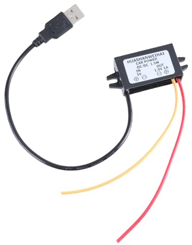 High Efficiency USB 5V2A To 1.5V1A Power Adapter Voltages Reducing Converter For Household Battery Operated Gadgets Battery Replacement