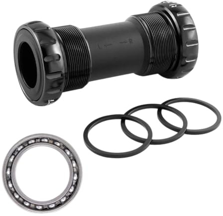 Violiica Rennrad-Innenlager, 68/73 mm BSA-Gewinde, Aluminiumlegierung, für SRAM DUB 24 mm Kurbelgarnitur, Blau/Schwarz/Rot