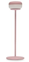 Fatboy Cheerio LED Tischlampe - Indoor & Outdoor Lampe - 26cm - Soft Pink | Dimmbare Nachttischlampe mit Ladefunktion, Tischlampe Kabellos, Akku für 8 bis 99 Stunden, 2200K Leselampe, IP55 Tischleuchte