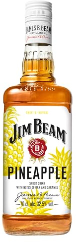 Jim Beam Pineapple, Whiskey Likör mit Ananasgeschmack, 700ml, 32,5 Prozent