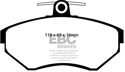 EBC Brakes DP41112R Yellowstuff Bremsbeläge