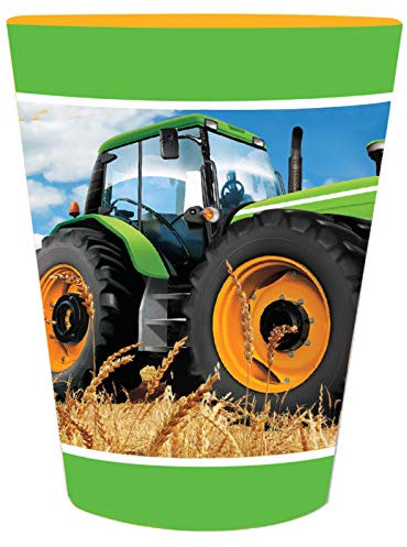 Tractor Time 16 oz Plastic Favor Cup