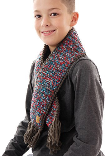Barts Schal Strickschal Halswärmer Scarf braun Sysha Muster warm Fäden Gr.one-size 142181009 (one-size)