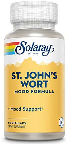 SOLARAY Guaranteed Potency St. John's Wort 900 mg Capsules | 60 Count