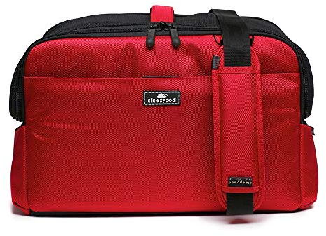 Sleepypod Atom Haustier-Flug-Reisetasche, Strawberry Red, 1 Stück (1er Pack)