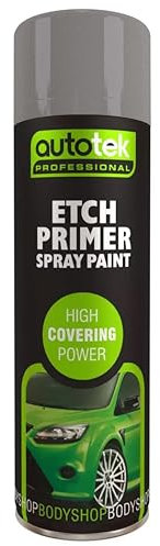 Autotek Professional High Covering Power Spray Paint, Etch Primer, 500 ml