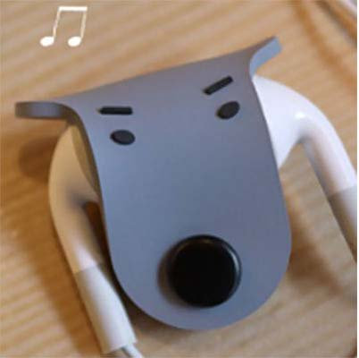 Grey Dog Earphone headphone cable lead winder tidy