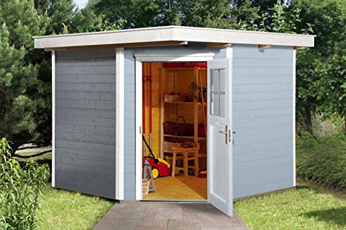 weka Gartenhaus 229 Gr.2, grau, 21 mm