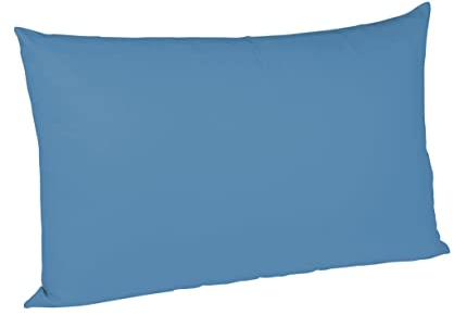 fleuresse Uni Colours, Satin, Meeresblau, 50 x 70