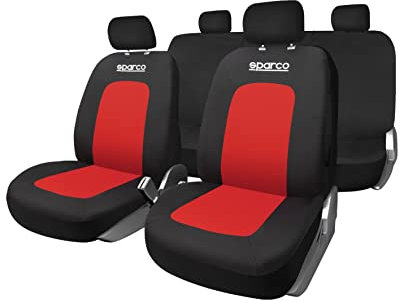 Sparco Sportabzeichen-Set Schwarz/Rot