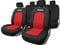 Sparco Sportabzeichen-Set Schwarz/Rot