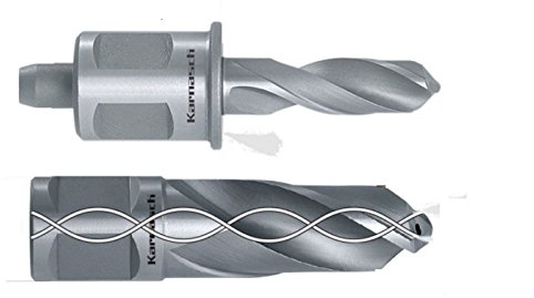 KARNASCH 201710017 Spiralbohrer aus Stahl HSS-XE, Weldon-Griff, 17 mm Schnittdurchmesser, 40 mm Schnittlänge, 19 mm Schaftdurchmesser