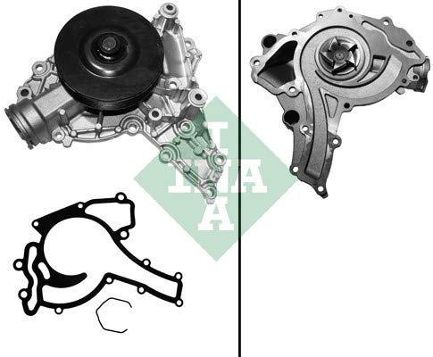 INA 538 0235 10 Kühlmittelpumpe Motorkühlung Wasserpumpe Kompatibel mit MERCEDES-BENZ C-Klasse Limousine W204 2722000901 A2722000901