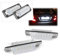 GZYF 2x Auto Kennzeichenleuchte 18 LED SMD Nummernschildbeleuchtung Kennzeichenlicht für W210 4D Limousine ， W202 4D Limousine Facelift