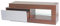 Mendler TV-Rack HWC-B51, Fernsehtisch Lowboard Schrank, 3D-Struktur Walnuss-Optik Hochglanz 55x150x47cm