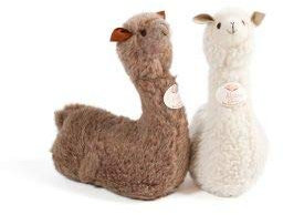 Engelshof Kuschel Alpaka Angel liegend Braun