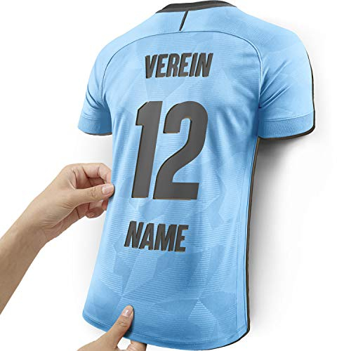 Elbeffekt Trikotlampe für Uruguay Fans aus Holz - personalisierbares Geschenk - schenke Dein individuellen Uruguay Fanartikel aus Echtholz