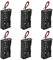Wire Lead Plastic Battery Storage Box Holder Case for 2 X AA 2xAA 3V 6Pcs