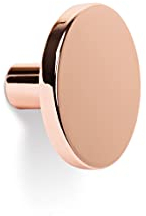 Gedotec Möbelknopf Antik | Schrank-Knopf Kupfer poliert | COMO | Metall Türknopf rund | Schubladen-Knopf Ø 26 mm | Kommoden-Knopf Küchen-Schränke & Türen | 4 Stück - Möbel-Knauf mit Schrauben