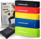 DUNLOP Fitness Band Fitnessbänder Set - 5 Resistance Bands für schnelle Krafttraining Erfolge - Premium Widerstandsbänder in 5 Stufen als LongLife+ Latex Bänder Set