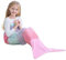 VHOME Kinder Meerjungfrau Decke Geschenke - Warmes Wohnzimmer Sofa Decke Kinder Kuscheldecke Für Weihnachts Geburtstagsgeschenk (K3-Regenbogen rosa, Kinder 145x60CM)