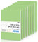 feela Notizbuch A5 Softcover, 8 Stück Notizbuch liniert, Notizheft mit 92 Seiten, 14x21cm, Notizblock Set gut für Büro und Schule zum Zeichen, Schreiben, für Student und College, Din A5, hellgrün