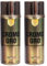 Etrexonline Pintura Spray Multicolor Profesional 400ml Adecuado Metal Madera y Plástico - Color Cromo Oro (Paquete de 2)
