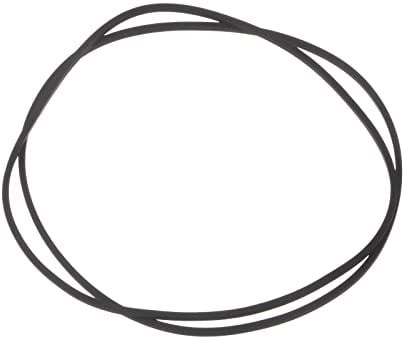 sourcing map 2pcs Cassette Tape Machine Belts 1.2mm Square 200mm Length(Folded 100mm) Rubber for Cassette Recorder Repair, Black